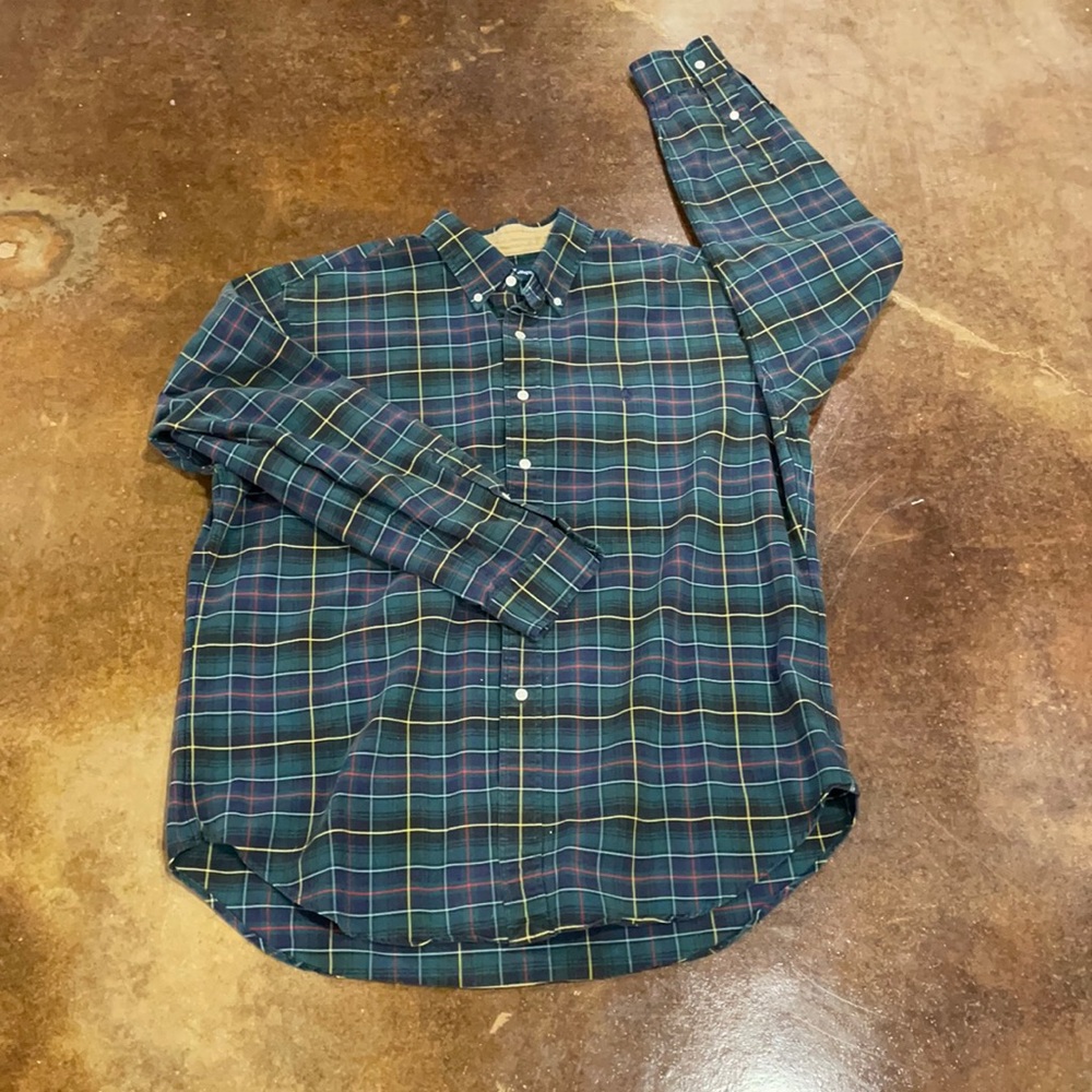 Polo Oxford cloth plaid.